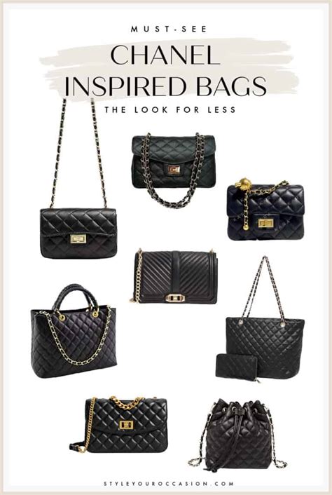 chanel chevron black imitation buy online|8+ Chanel Dupes That Are A Total Steal [2024] Flap Bag + More!.